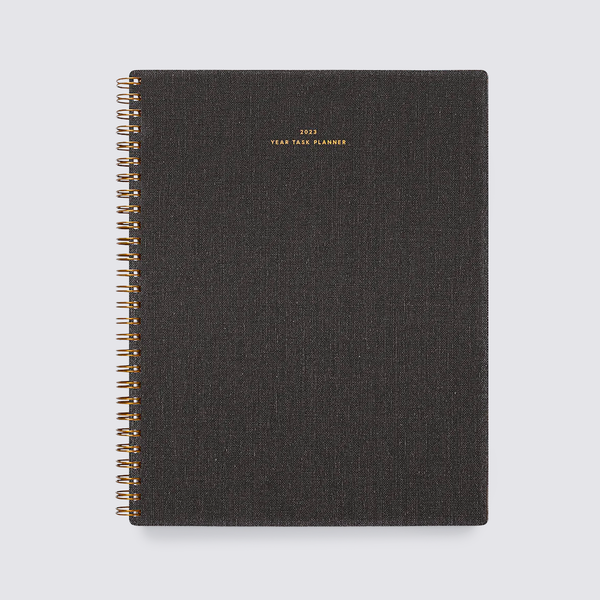 Appointed 2023 Year Task Planner - Charcoal Grey