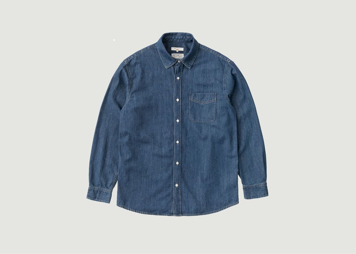 Nudie Jeans Casual Some Kind Of Blue Denim Shirt
