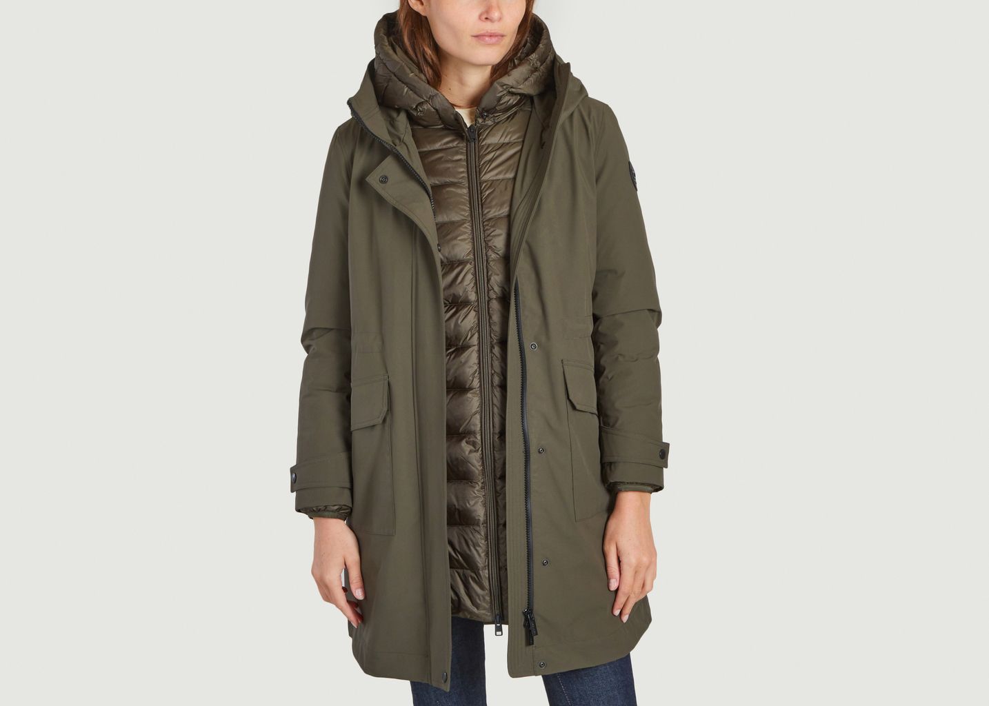 Woolrich 3-in-1 Military Long Parka