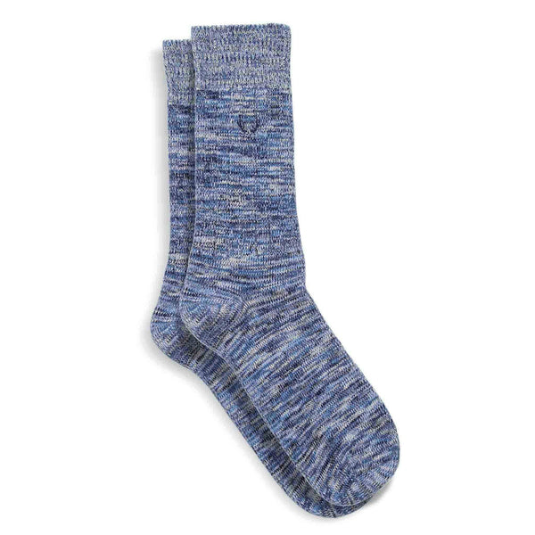 Infinity Blue Melange Socks