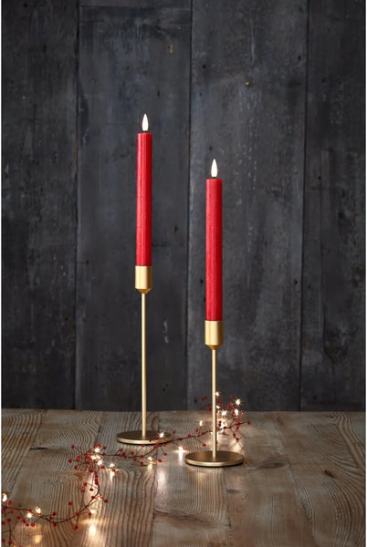 Lightstyle London Led Chandelier Candle In Red (set Of Two)