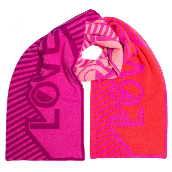 Love Blanket Scarf- Pink Mix
