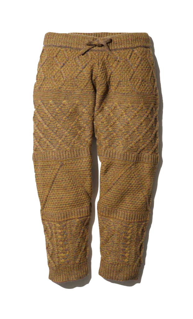 Snow Peak | Alpaca Knit Pants | Mixed Mustard