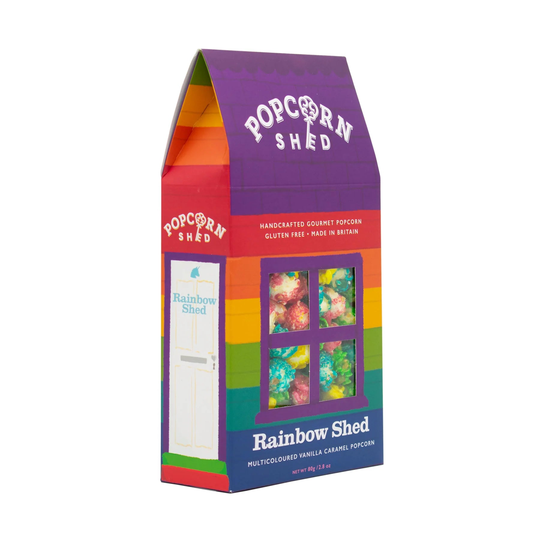 Rainbow Vanilla Caramel Gourmet Popcorn - Popcorn Shed