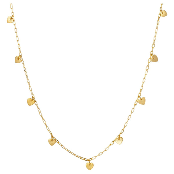 Lulu Copenhagen Love U Necklace Gold