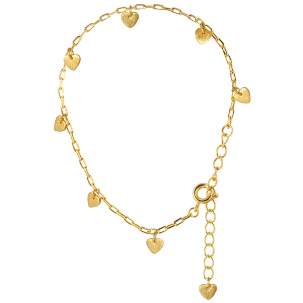 Lulu Copenhagen Love U Gold Bracelet