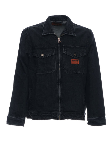 Jacket For Man Dmf226531 Washed Black