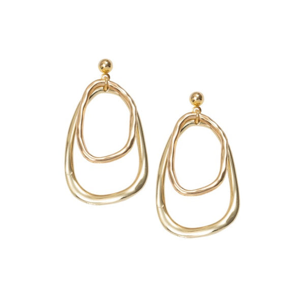 Willa Gold Earrings By Weathered Penny