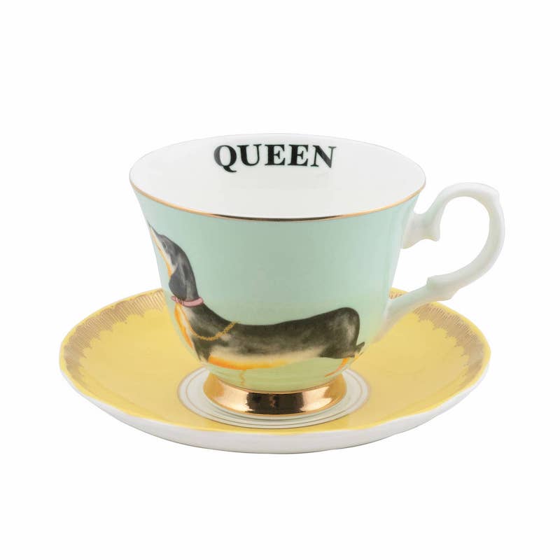 Doggie Tea Cup & Saucer