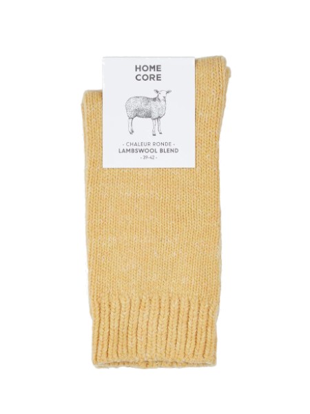 Homecore - Socks - Lambswool - Yellow