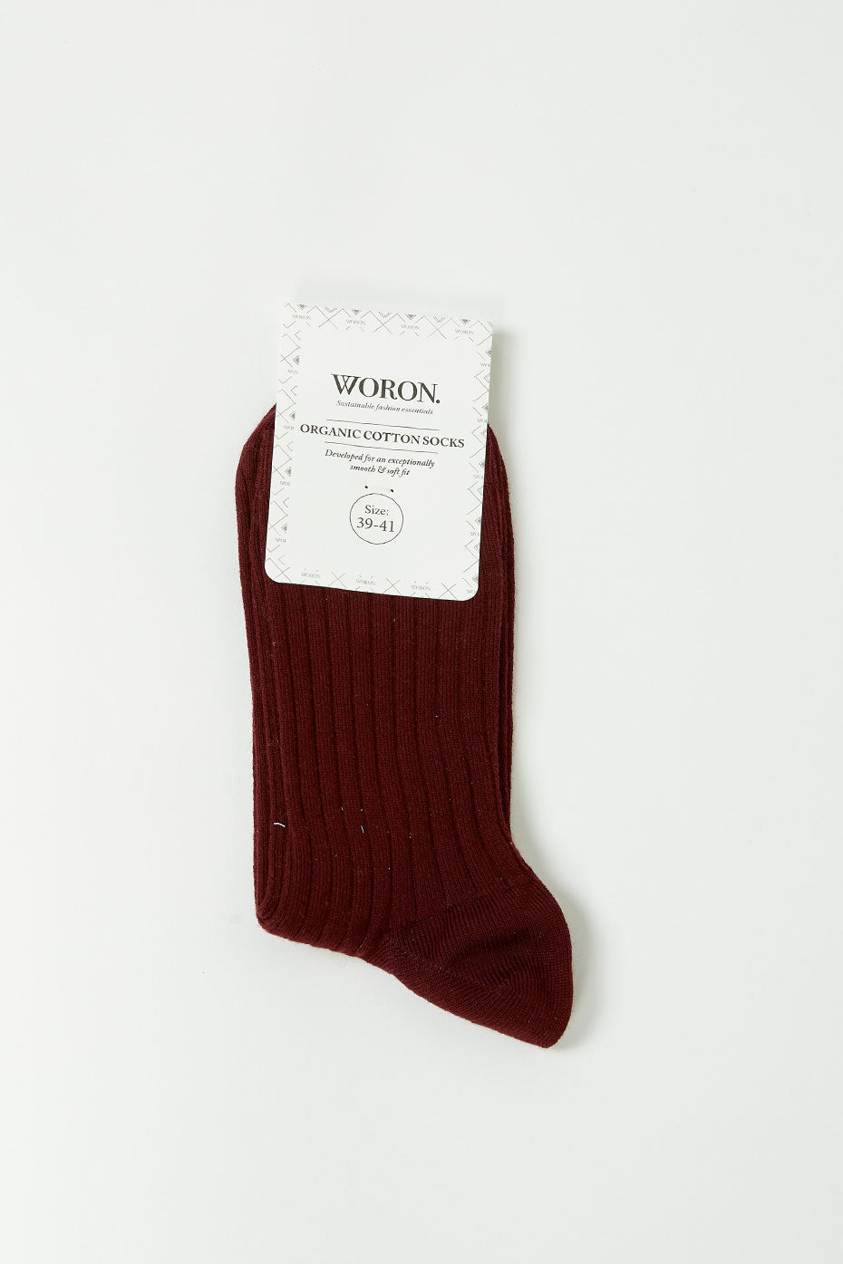 Red Wine Organic Cotton Socks