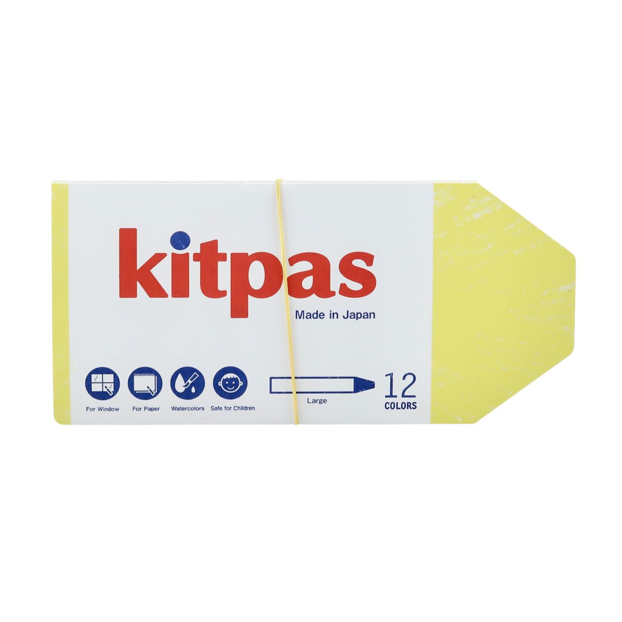 Kitpas Kitpas Crayons – Large – 12 Colours
