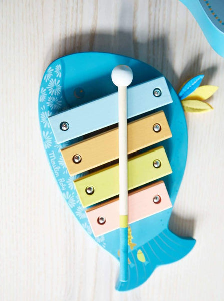 Moulin Roty Wooden Whale Xylophone