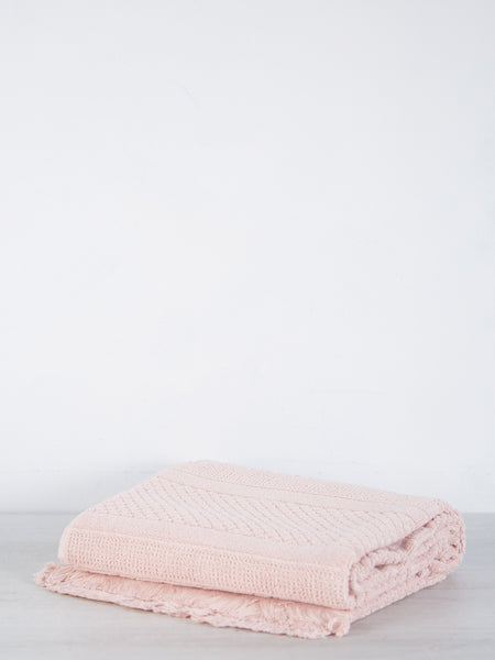 Viva Raise Bath Towel In Aubepine Pale Pink