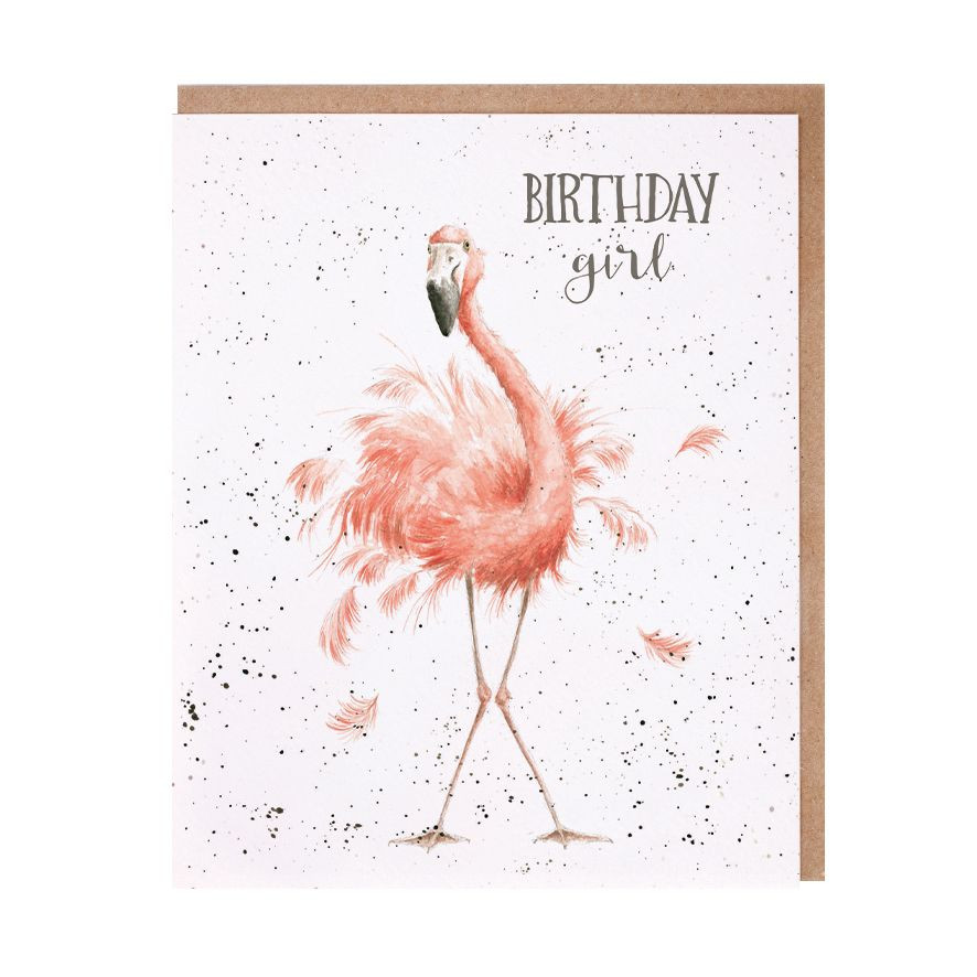 Birthday Girl Greeting Card - Wrendale Design