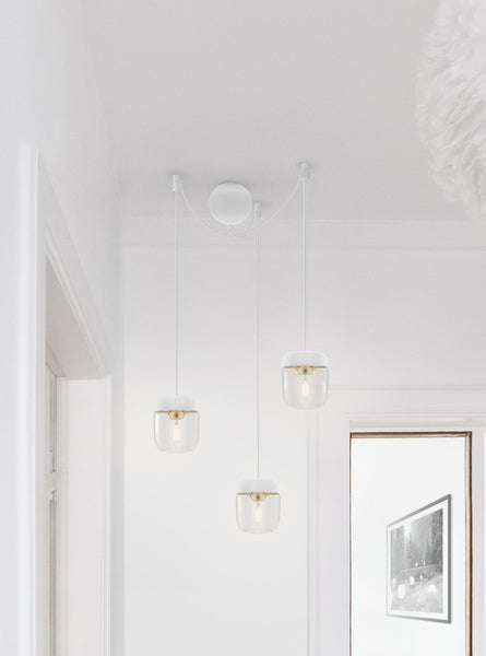 Umage (Formerly Vita) White Cannonball 3 Cluster Light Fitting