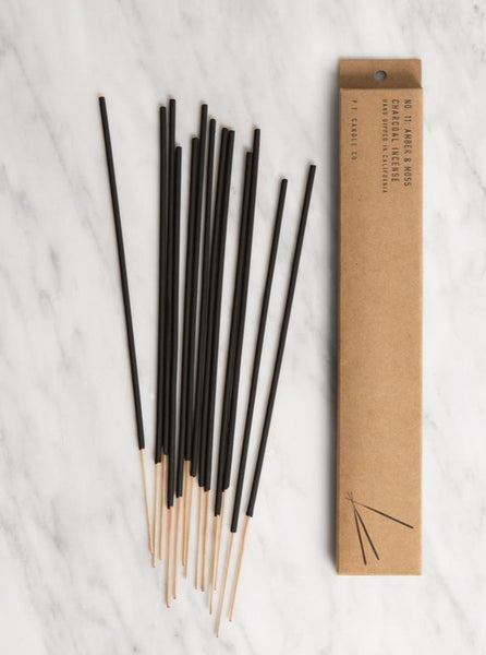 P.F. Candle Co Amber & Moss Incense Sticks