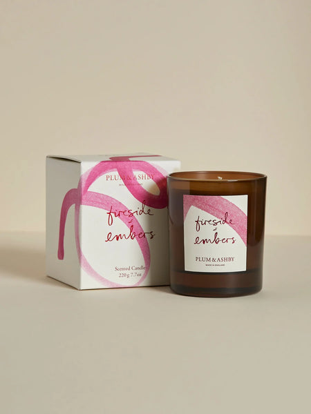 Plum And Ashby Limited Edition Fireside Embers Candle