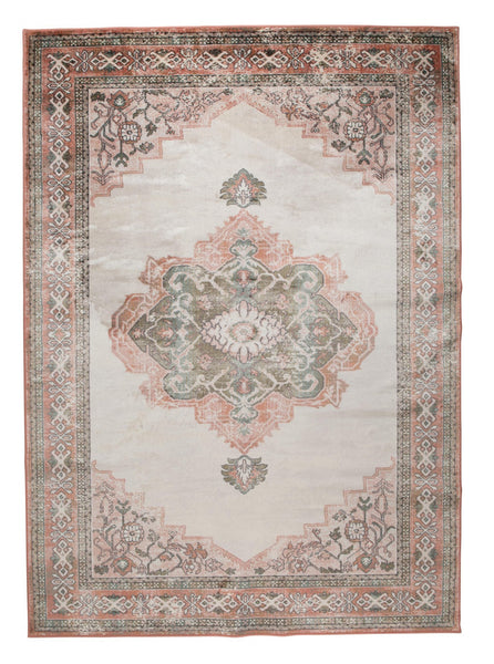 Dutchbone Carpet Mahal Pink/olive 170x240