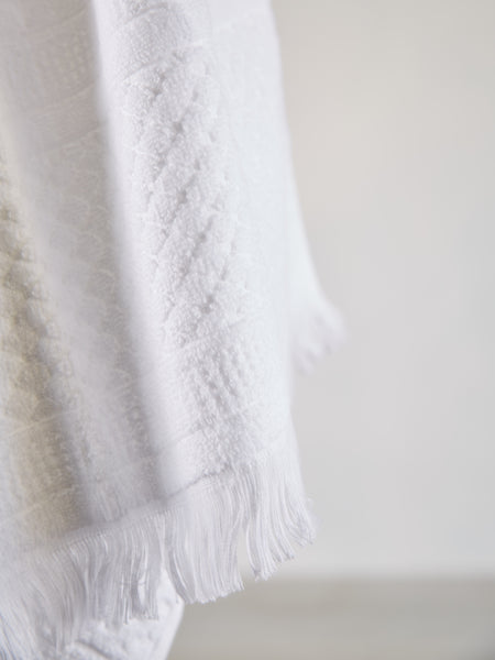 Hand Towel In Crisp White