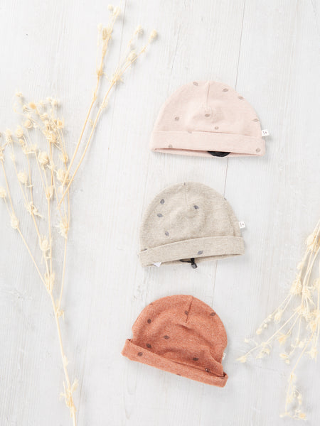 1+ In The Family Ratera Baby Beanie In Rose