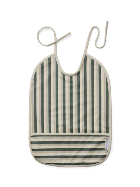 Lai Bib Garden Green Stripe Mix