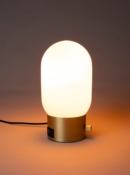 Zuiver Urban Charger Table Lamp In Gold