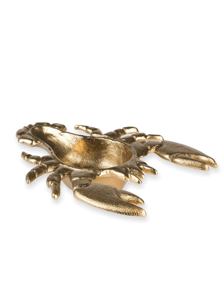 Don't Pinch Me Lobster Brass Bowl