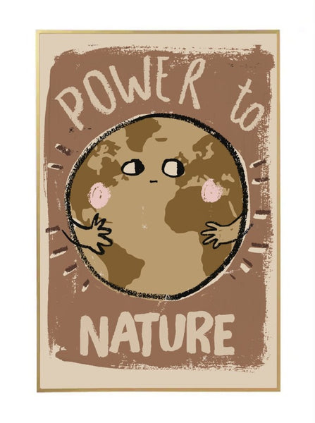 Power To Nature World Poster