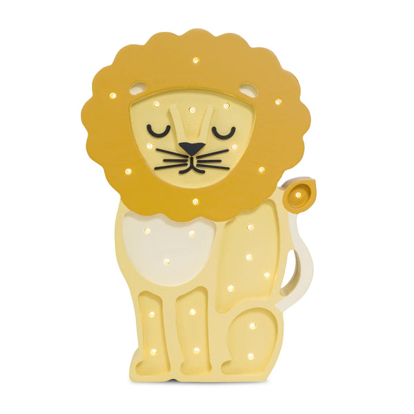 Yellow Lion Lamp