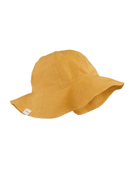 Liewood Dorrit Organic Cotton Sun Hat In Mellow Yellow