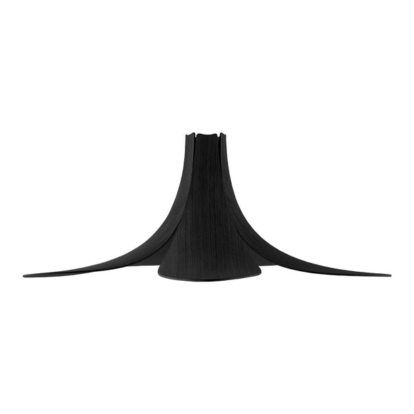 Jazz Curved Black Oak Lamp Shade