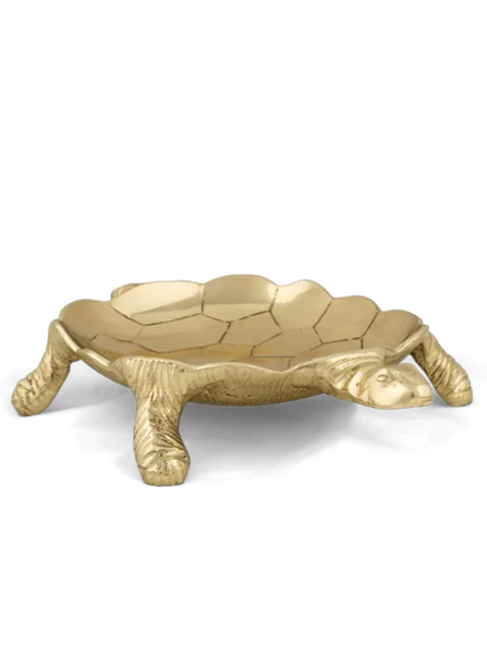 Crush On Me Brass Turtle Tray