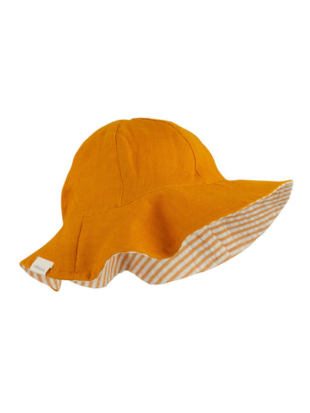 Cady Reversible Sun Hat - Mustard