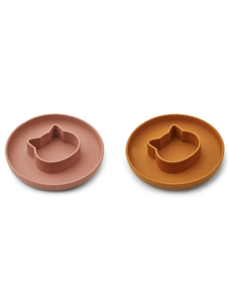 Gordon Plate 2 Pack - Cat Dark Rose Mix