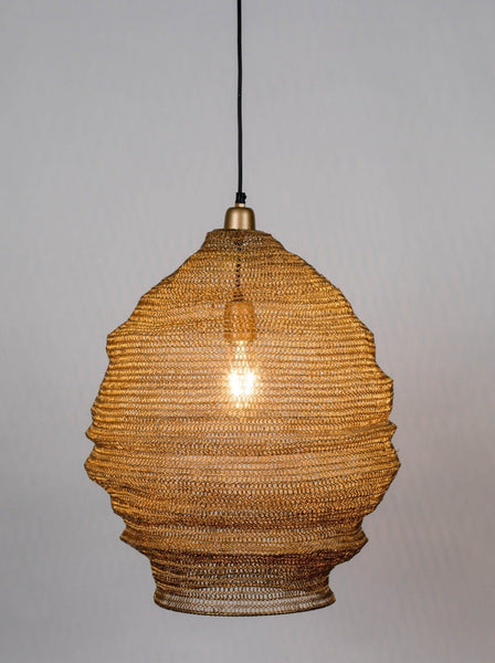 Zuiver Large Lena Pendant Lamp In Brass