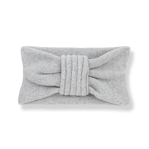 Abril Recycled Fleece Bandeau Head Band- Grey