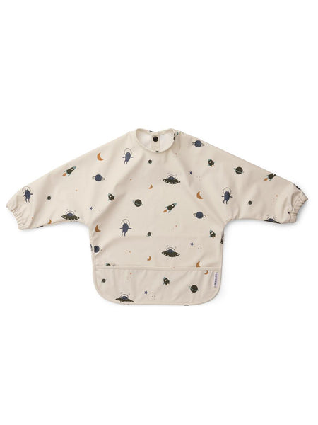 Merle Recycled Polyester Cape Bib In Space Sandy Mix