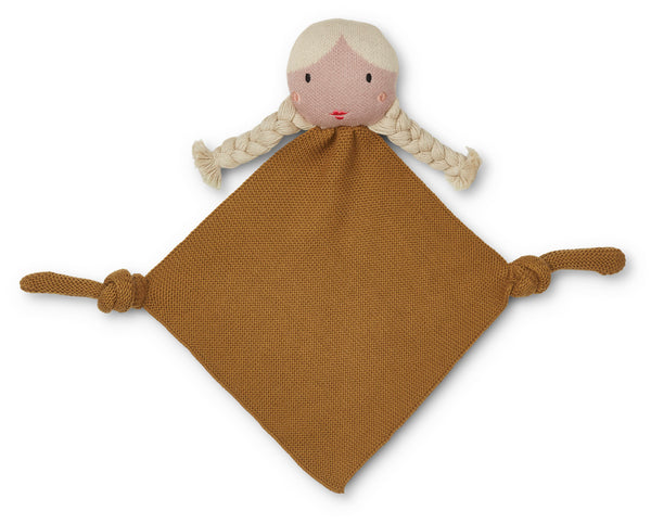 Alfie Cuddle Cloth In Doll Golden Caramel Mix