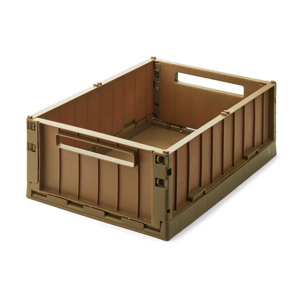 Lillian Daph Weston Medium Storage Box With Lid - Pecan - 2 Pack