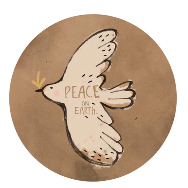 Peacebird Circular Wallsticker