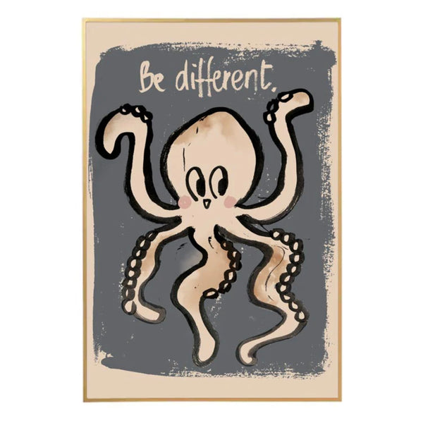 Octo 'be Different' Wall Poster