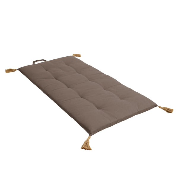 decostars-panama-folding-futon-with-jute-pompoms-60-x-120cm-mink