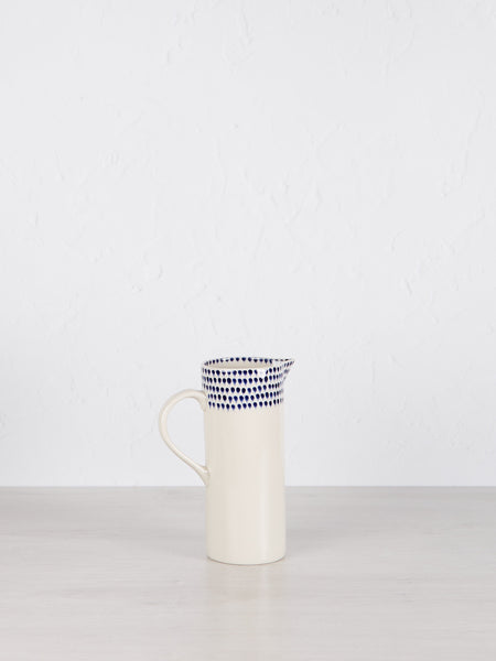 Indigo Drop Tall Jug