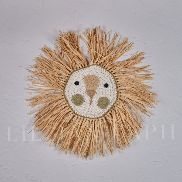 Crochet Lion Sage Green