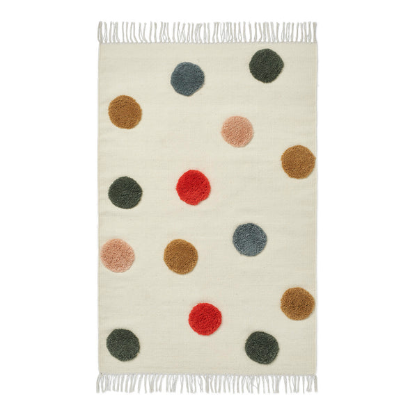 Bent Multi Mega Dot Rug Small - 80 X 120cm