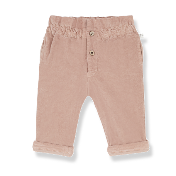 Marta Micro Corduroy Trousers In Rose