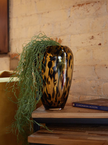 Kilton Painterly Speckled Glass Vase