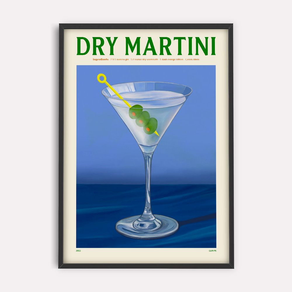 Art Print Elin PK: Dry Martini 50x70cm