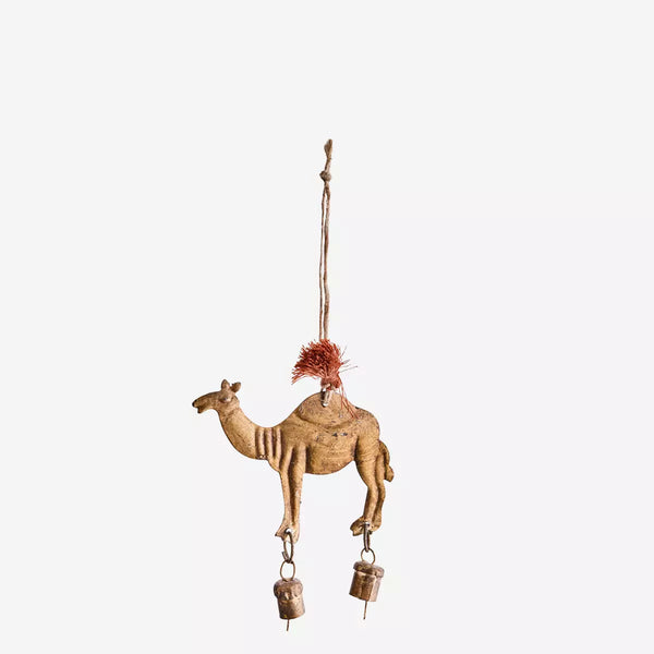 Madam Stoltz Hanging Camel with Bells